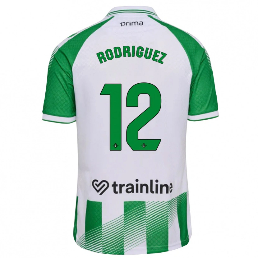 Danxen Mann Ricardo Rodríguez #12 Lys Grønn Svart Hvit Hjemmetrøye Drakt Trøye 2026/27 Skjorter T-Skjorte