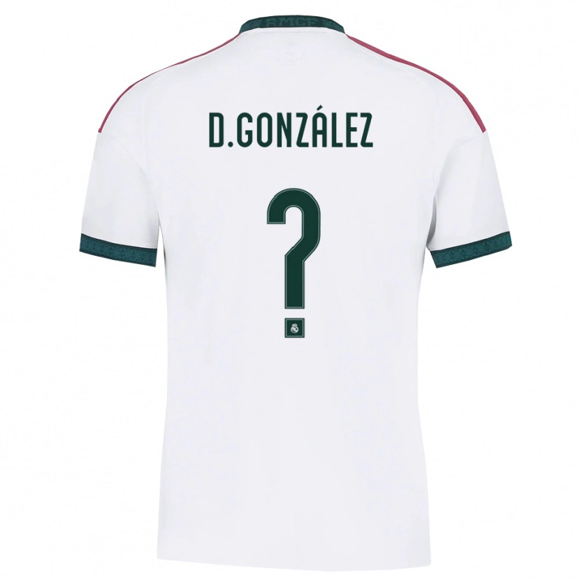 Danxen Mann Daniel González #0 Mørk Grønn Hvit Rød Hjemmetrøye Drakt Trøye 2026/27 Skjorter T-Skjorte
