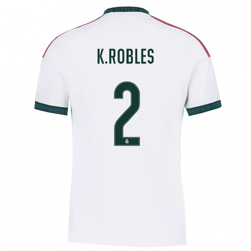 Danxen Mann Kenti Robles #2 Mørk Grønn Hvit Rød Hjemmetrøye Drakt Trøye 2026/27 Skjorter T-Skjorte