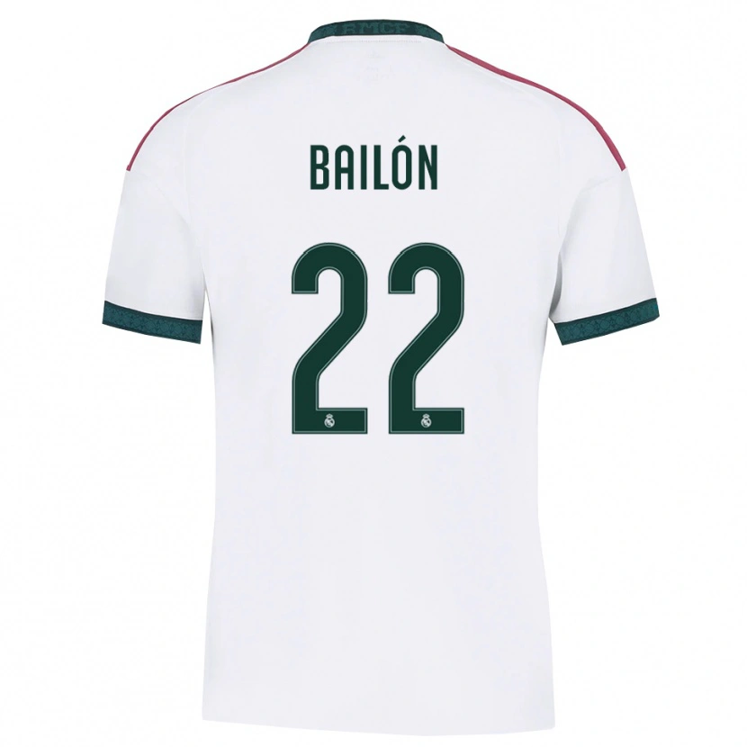 Danxen Mann Javi Bailón #22 Mørk Grønn Hvit Rød Hjemmetrøye Drakt Trøye 2026/27 Skjorter T-Skjorte