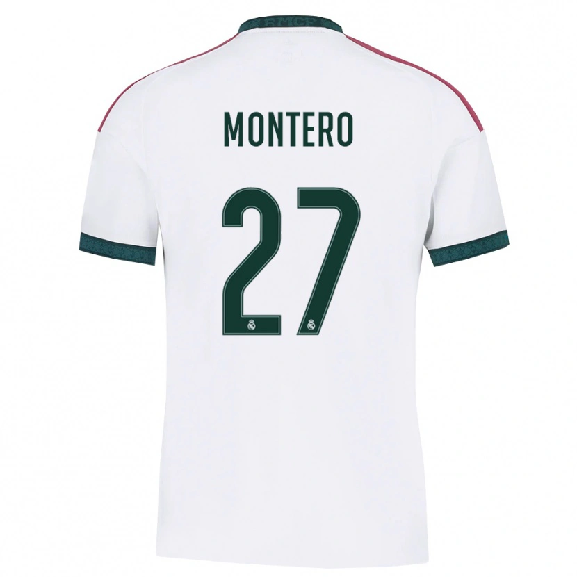 Danxen Mann Pablo Montero #27 Mørk Grønn Hvit Rød Hjemmetrøye Drakt Trøye 2026/27 Skjorter T-Skjorte