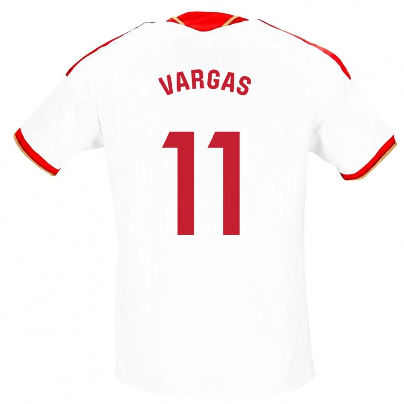 Danxen Mann Rubén Vargas #11 Hvit Rød Hjemmetrøye Drakt Trøye 2026/27 Skjorter T-Skjorte