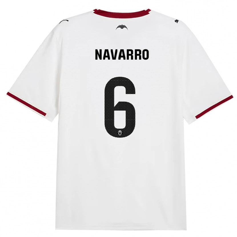Danxen Mann Javi Navarro #6 Svart Hvit Rød Gul Hjemmetrøye Drakt Trøye 2026/27 Skjorter T-Skjorte