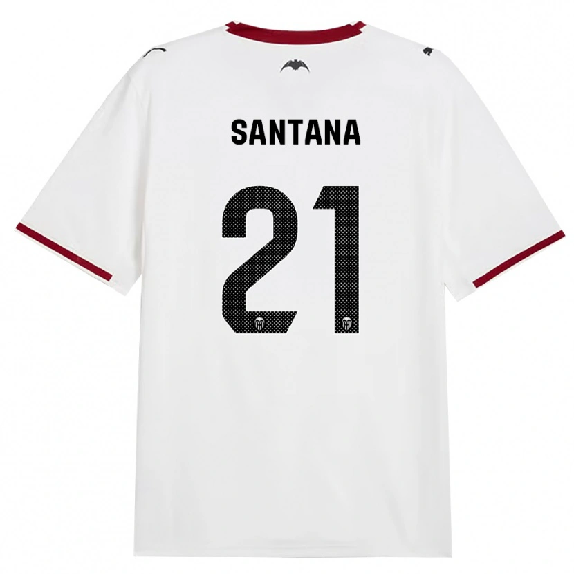 Danxen Mann Ismael Santana #21 Svart Hvit Rød Gul Hjemmetrøye Drakt Trøye 2026/27 Skjorter T-Skjorte