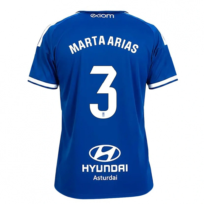 Danxen Mann Marta Arias #3 Mediumblå Hvit Hjemmetrøye Drakt Trøye 2026/27 Skjorter T-Skjorte