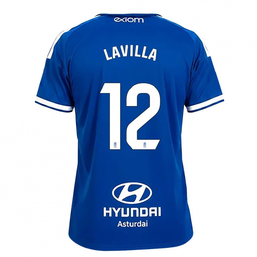 Danxen Mann Martín Lavilla #12 Mediumblå Hvit Hjemmetrøye Drakt Trøye 2026/27 Skjorter T-Skjorte