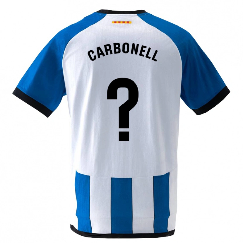 Danxen Mann Ethan Carbonell #0 Kongelig Blå Hvit Hjemmetrøye Drakt Trøye 2026/27 Skjorter T-Skjorte