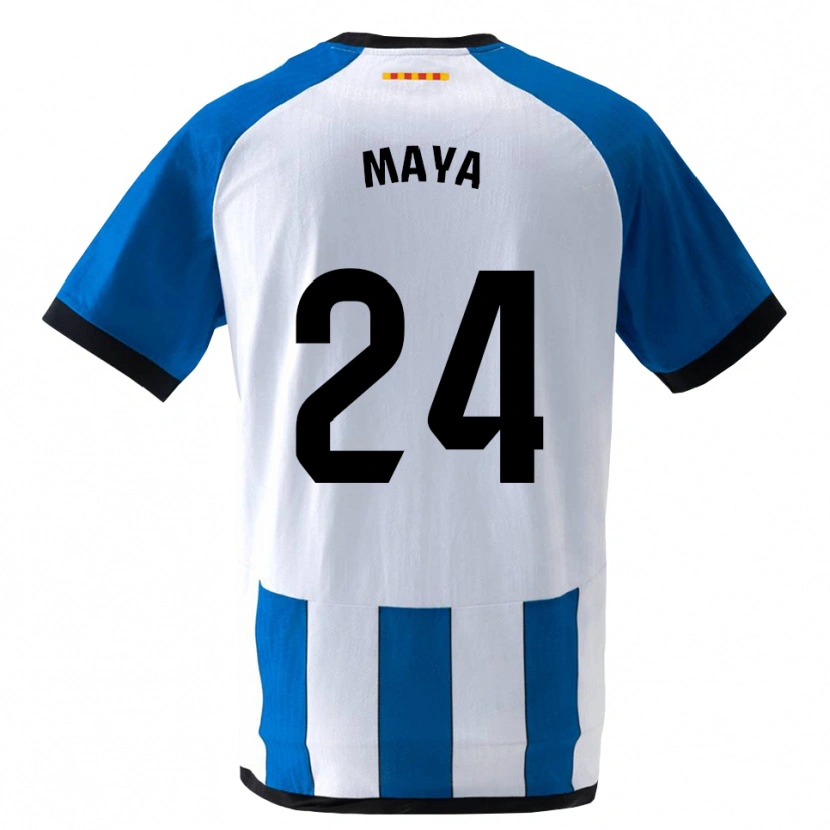 Danxen Mann Rubén Maya #24 Kongelig Blå Hvit Hjemmetrøye Drakt Trøye 2026/27 Skjorter T-Skjorte