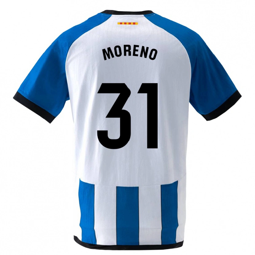 Danxen Mann Jan Moreno #31 Kongelig Blå Hvit Hjemmetrøye Drakt Trøye 2026/27 Skjorter T-Skjorte