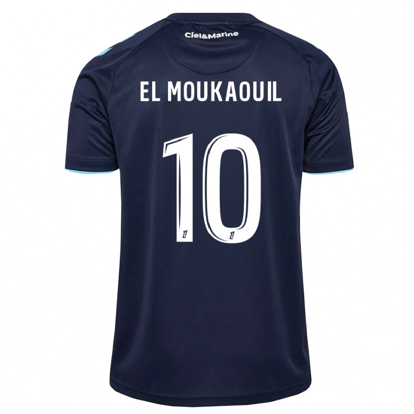 Danxen Mann Mohamed El Moukaouil #10 Kornblomstblå Midnattblå Hjemmetrøye Drakt Trøye 2026/27 Skjorter T-Skjorte