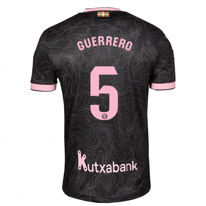 Danxen Mann Ángel Guerrero #5 Svart Rosa Bortetrøye Drakt Trøye 2026/27 Skjorter T-Skjorte