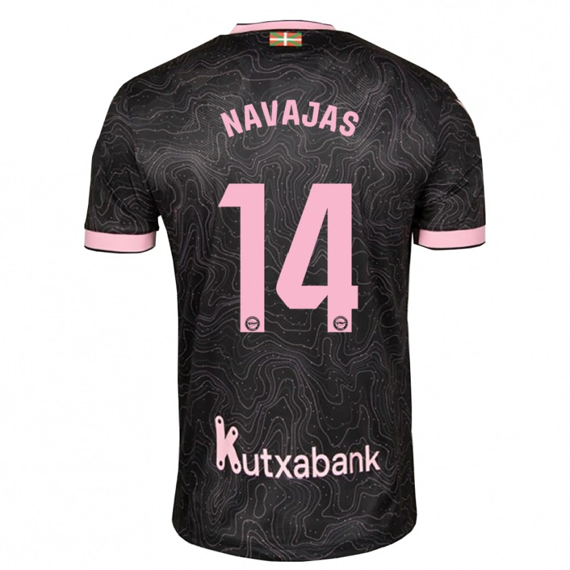 Danxen Mann Laura Navajas #14 Svart Rosa Bortetrøye Drakt Trøye 2026/27 Skjorter T-Skjorte