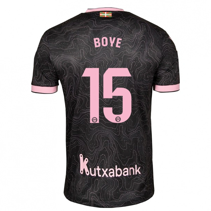 Danxen Mann Lucas Boyé #15 Svart Rosa Bortetrøye Drakt Trøye 2026/27 Skjorter T-Skjorte