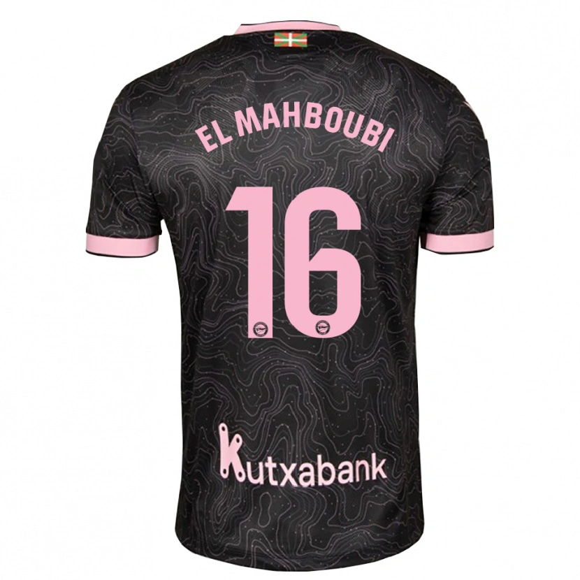 Danxen Mann Sami El Mahboubi #16 Svart Rosa Bortetrøye Drakt Trøye 2026/27 Skjorter T-Skjorte