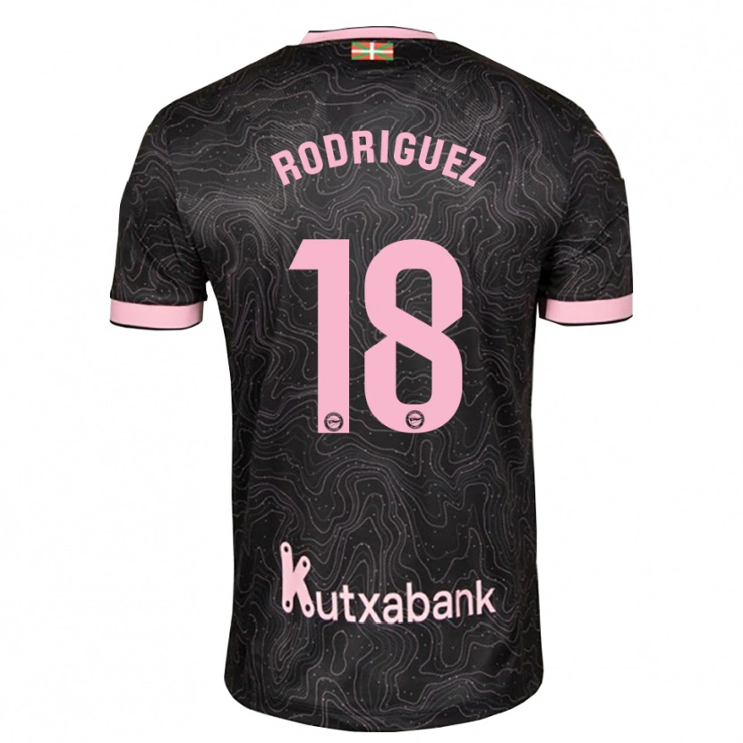 Danxen Mann Mikel Rodriguez #18 Svart Rosa Bortetrøye Drakt Trøye 2026/27 Skjorter T-Skjorte