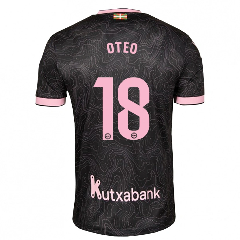 Danxen Mann Iñigo Oteo #18 Svart Rosa Bortetrøye Drakt Trøye 2026/27 Skjorter T-Skjorte