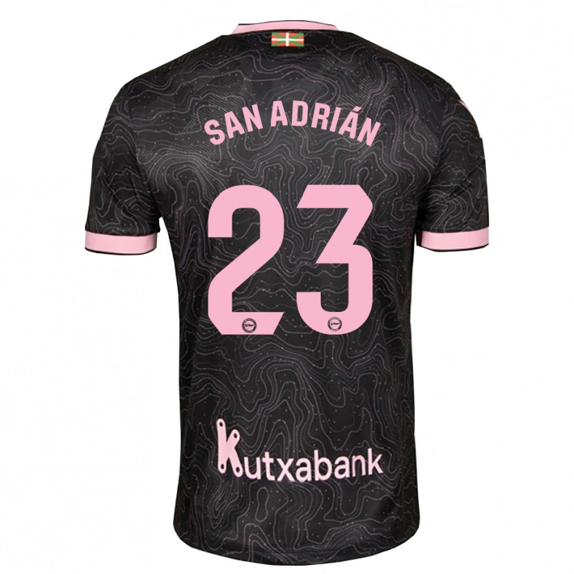 Danxen Mann Marta San Adrián #23 Svart Rosa Bortetrøye Drakt Trøye 2026/27 Skjorter T-Skjorte