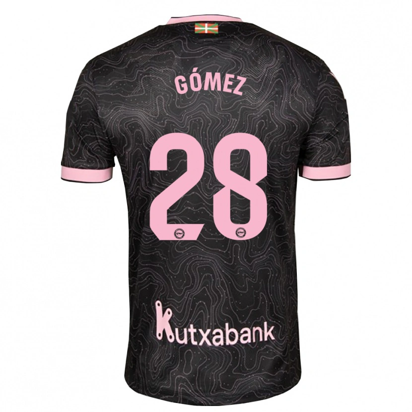 Danxen Mann Jorge Gómez #28 Svart Rosa Bortetrøye Drakt Trøye 2026/27 Skjorter T-Skjorte