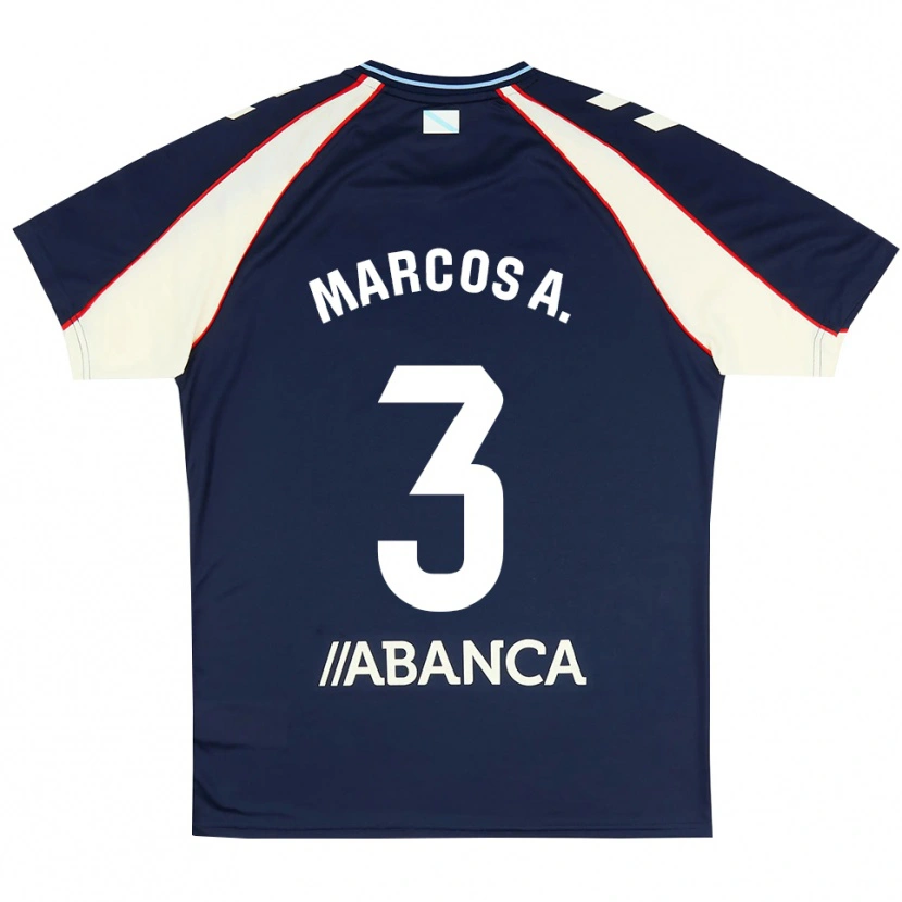 Danxen Mann Marcos Alonso #3 Kongelig Blå Rød Hvit Bortetrøye Drakt Trøye 2026/27 Skjorter T-Skjorte