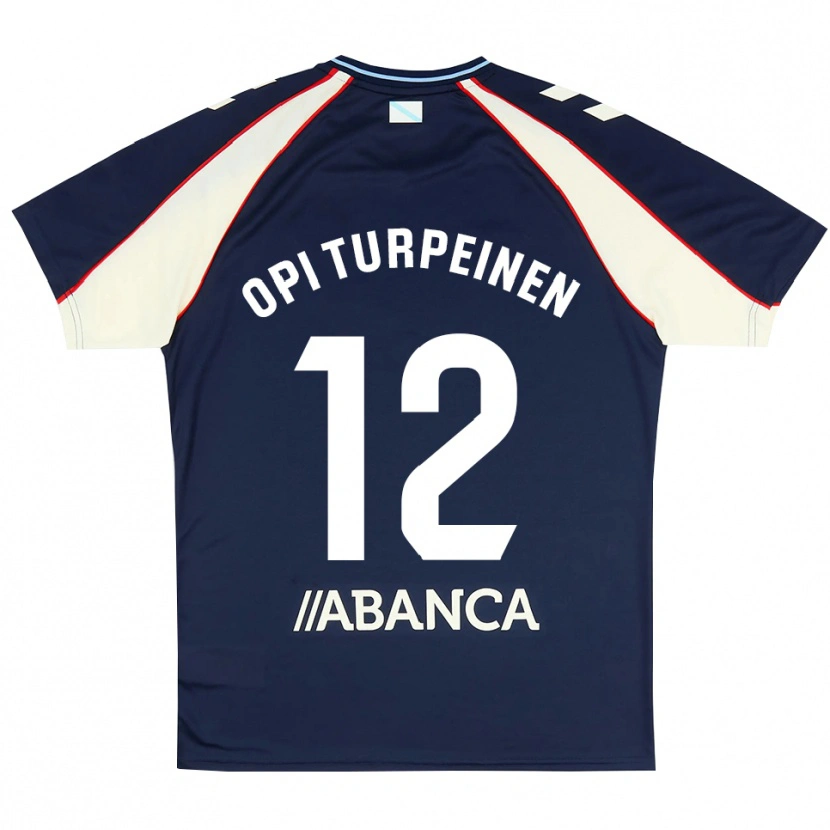 Danxen Mann Aslak Opi Turpeinen #12 Kongelig Blå Rød Hvit Bortetrøye Drakt Trøye 2026/27 Skjorter T-Skjorte