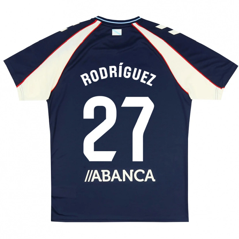 Danxen Mann Noah Rodríguez #27 Kongelig Blå Rød Hvit Bortetrøye Drakt Trøye 2026/27 Skjorter T-Skjorte