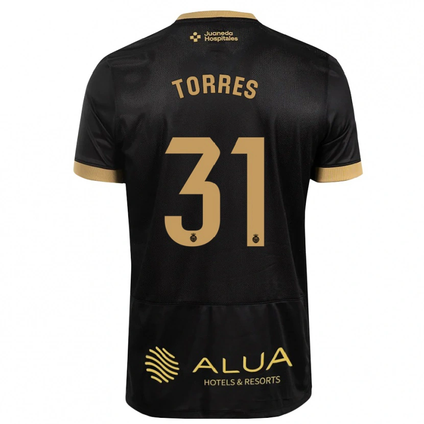 Danxen Mann Adriano Torres #31 Svart Sandbrun Burgunder Tre Bortetrøye Drakt Trøye 2026/27 Skjorter T-Skjorte