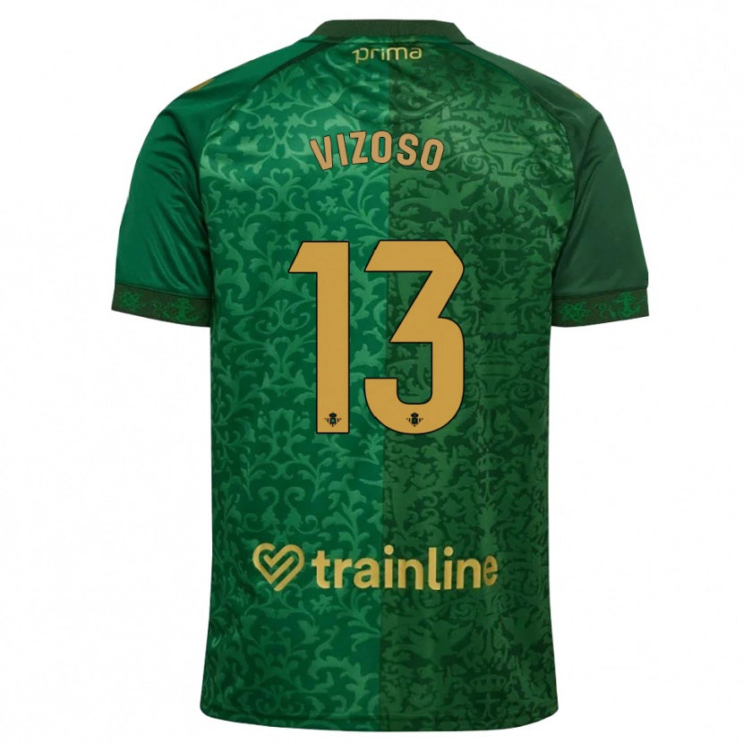 Danxen Mann Paula Vizoso #13 Skoggrønn Mørk Gyllenrot Bortetrøye Drakt Trøye 2026/27 Skjorter T-Skjorte