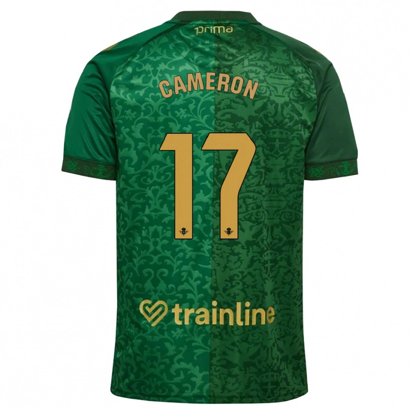 Danxen Mann Tiffany Cameron #17 Skoggrønn Mørk Gyllenrot Bortetrøye Drakt Trøye 2026/27 Skjorter T-Skjorte