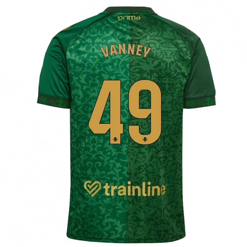 Danxen Mann Dylan Vanney #49 Skoggrønn Mørk Gyllenrot Bortetrøye Drakt Trøye 2026/27 Skjorter T-Skjorte