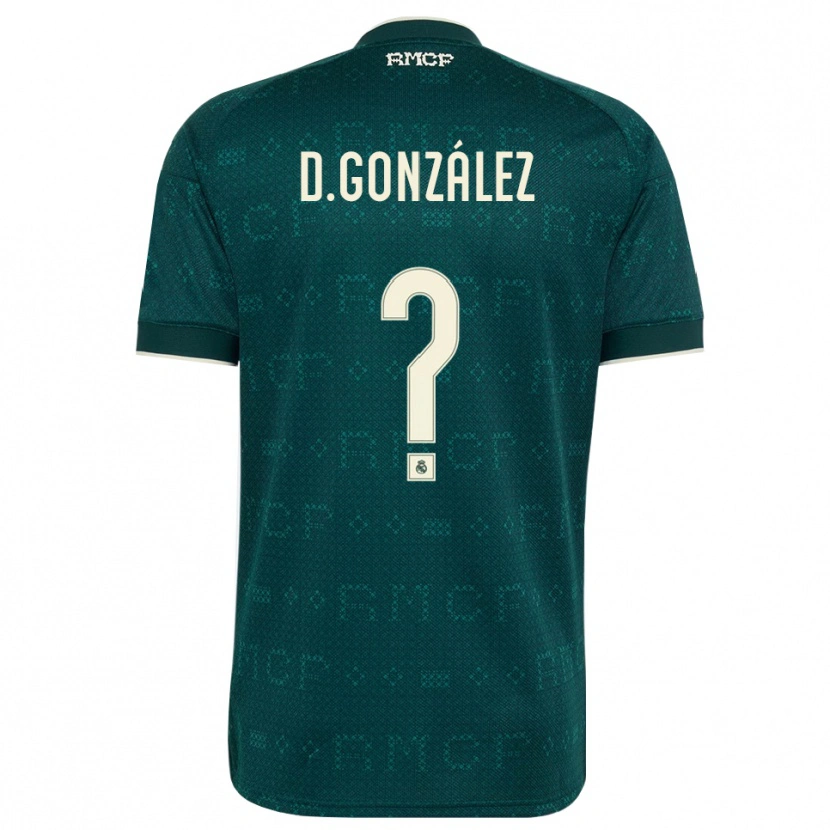Danxen Mann Daniel González #0 Mørk Skifergrå Hvit Bortetrøye Drakt Trøye 2026/27 Skjorter T-Skjorte