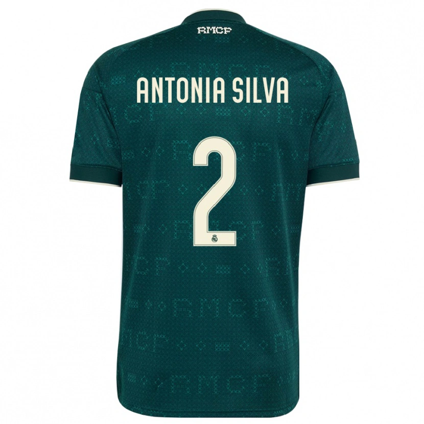 Danxen Mann Antônia Silva #2 Mørk Skifergrå Hvit Bortetrøye Drakt Trøye 2026/27 Skjorter T-Skjorte
