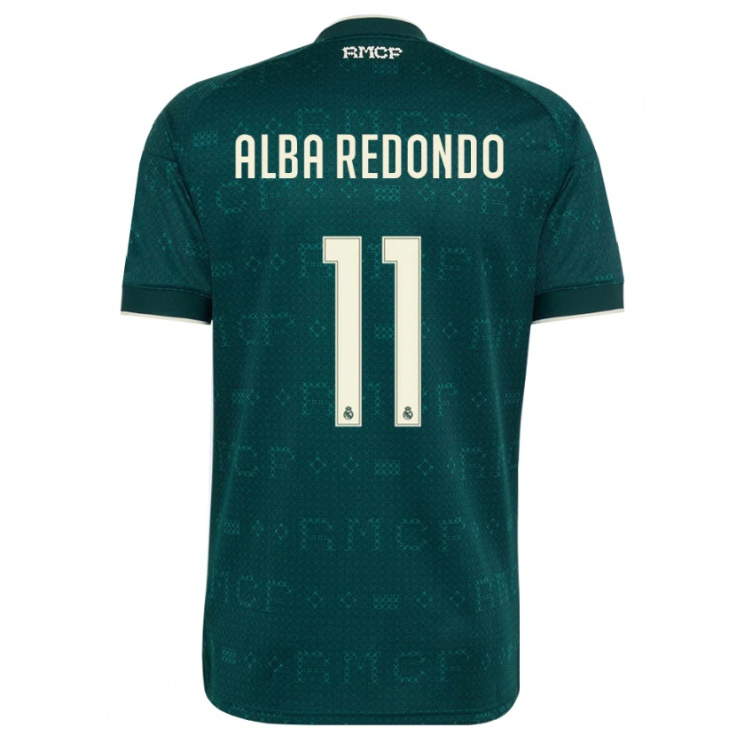 Danxen Mann Alba Redondo #11 Mørk Skifergrå Hvit Bortetrøye Drakt Trøye 2026/27 Skjorter T-Skjorte