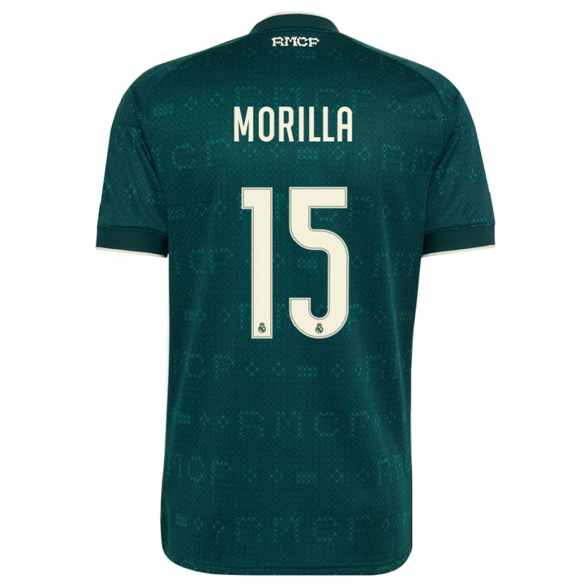 Danxen Mann Jairo Morilla #15 Mørk Skifergrå Hvit Bortetrøye Drakt Trøye 2026/27 Skjorter T-Skjorte