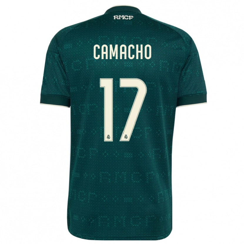 Danxen Mann Carla Camacho #17 Mørk Skifergrå Hvit Bortetrøye Drakt Trøye 2026/27 Skjorter T-Skjorte