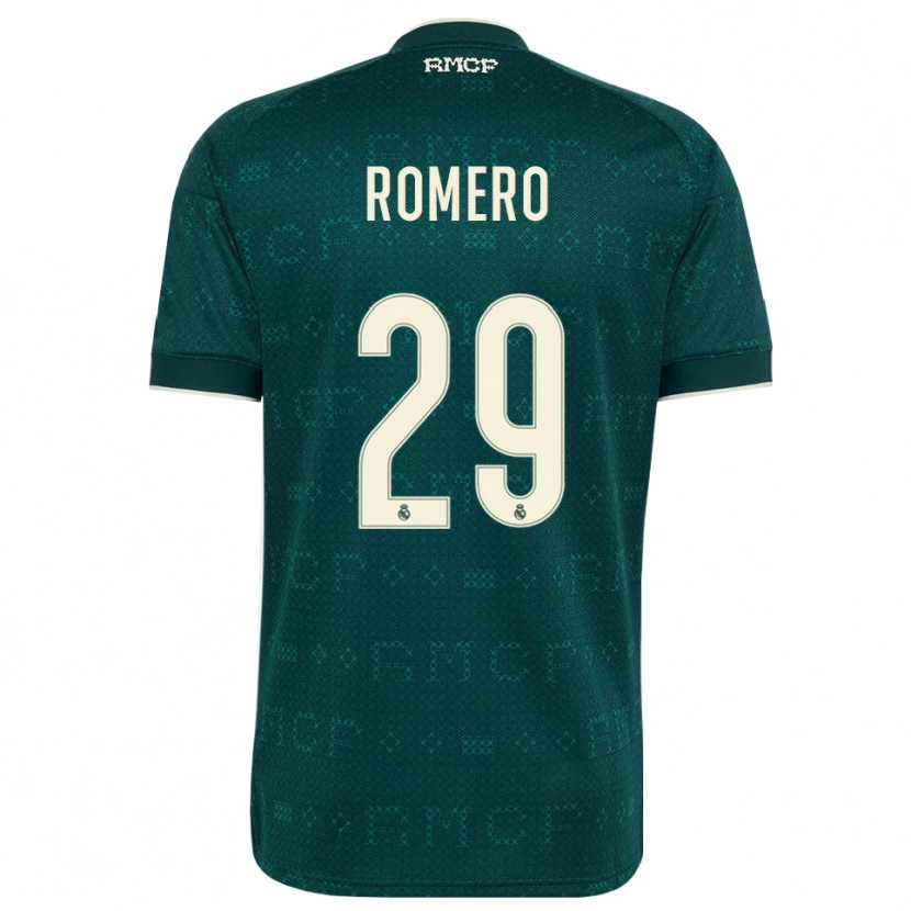 Danxen Mann Alfonso Romero #29 Mørk Skifergrå Hvit Bortetrøye Drakt Trøye 2026/27 Skjorter T-Skjorte