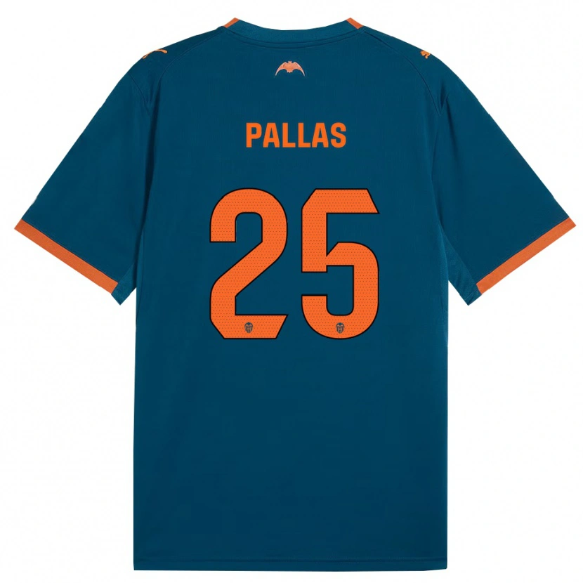 Danxen Mann Nerea Pallas #25 Stålblå Oransje Bortetrøye Drakt Trøye 2026/27 Skjorter T-Skjorte