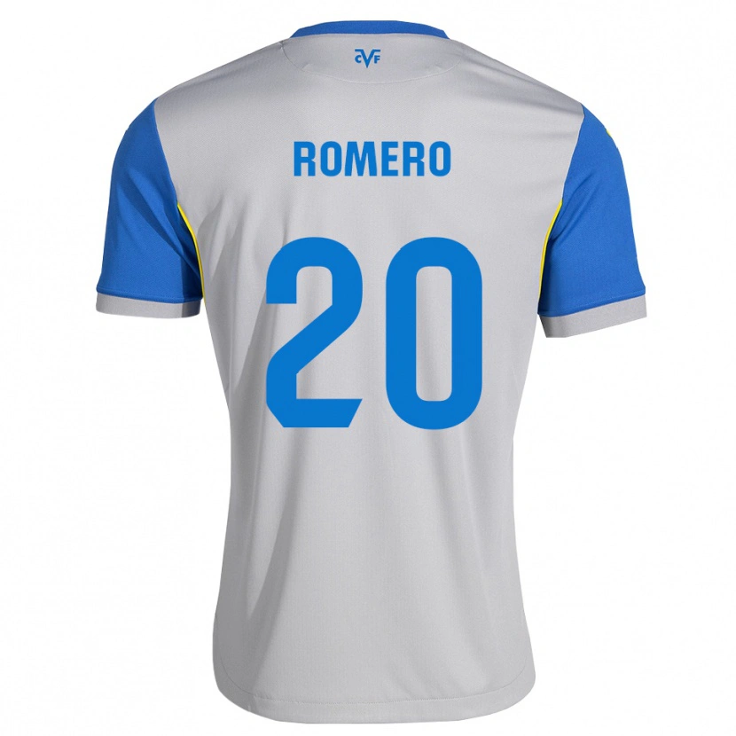 Danxen Mann Carlos Romero #20 Dodger Blå Grå Bortetrøye Drakt Trøye 2026/27 Skjorter T-Skjorte