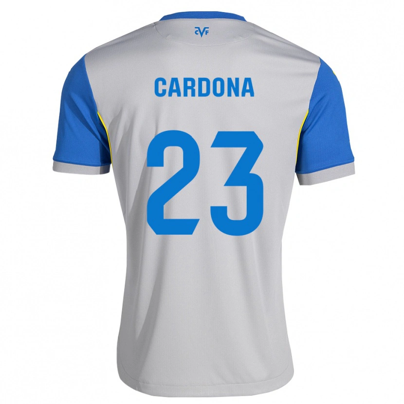 Danxen Mann Sergi Cardona #23 Dodger Blå Grå Bortetrøye Drakt Trøye 2026/27 Skjorter T-Skjorte