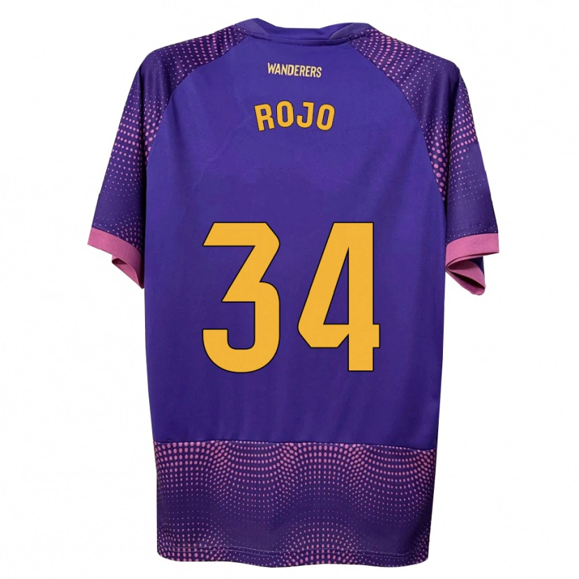 Danxen Mann Pablo Rojo #34 Lilla Hvit Rosa Bortetrøye Drakt Trøye 2026/27 Skjorter T-Skjorte
