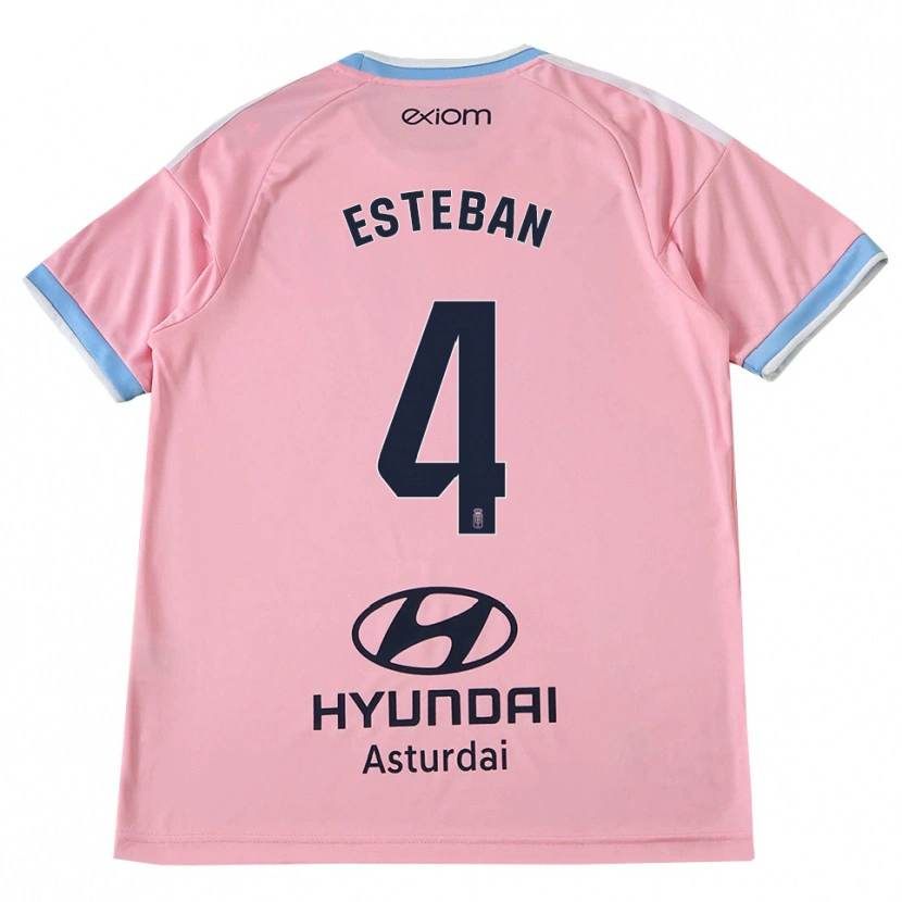 Danxen Mann Marco Esteban #4 Kornblomstblå Rosa Bortetrøye Drakt Trøye 2026/27 Skjorter T-Skjorte