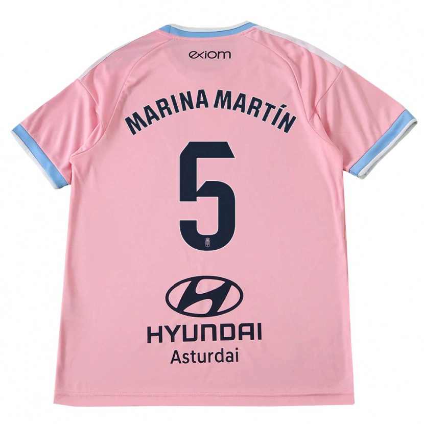 Danxen Mann Marina Martín #5 Kornblomstblå Rosa Bortetrøye Drakt Trøye 2026/27 Skjorter T-Skjorte