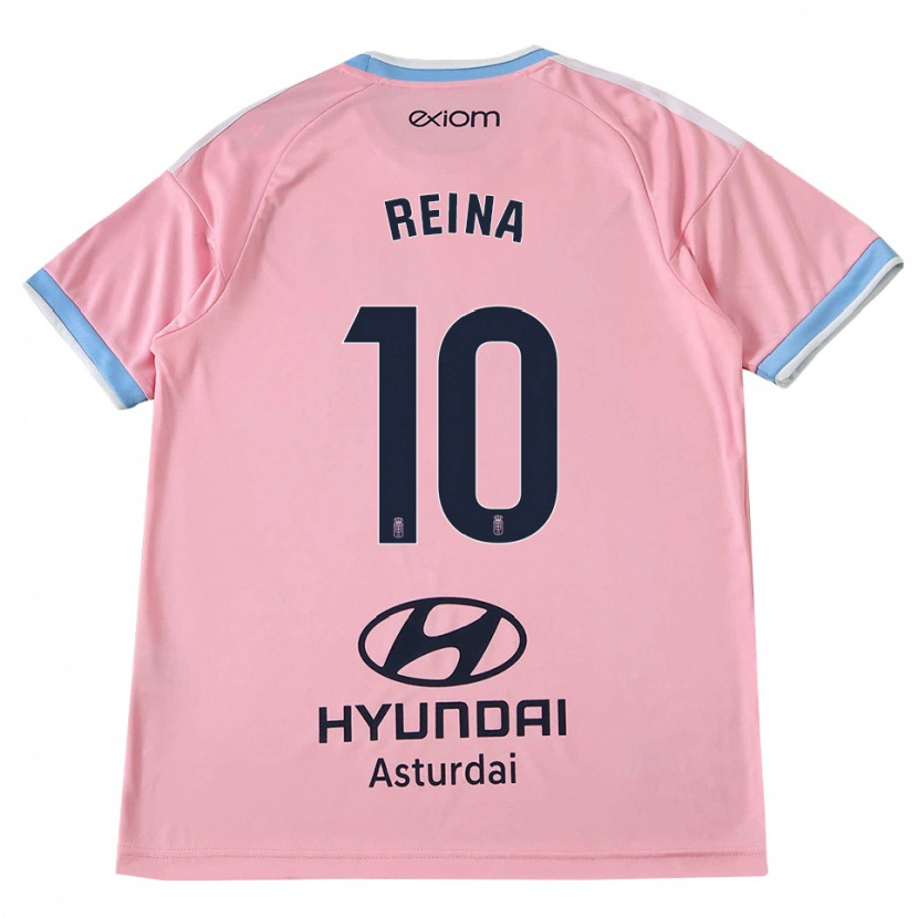 Danxen Mann Alberto Reina #10 Kornblomstblå Rosa Bortetrøye Drakt Trøye 2026/27 Skjorter T-Skjorte