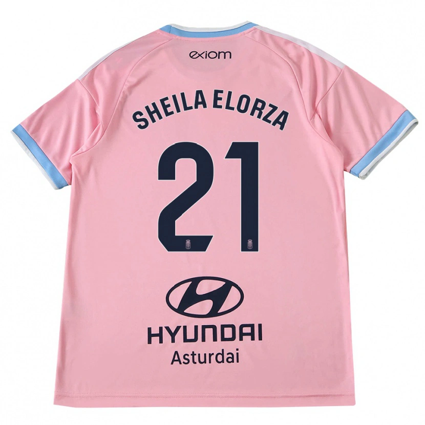 Danxen Mann Sheila Elorza #21 Kornblomstblå Rosa Bortetrøye Drakt Trøye 2026/27 Skjorter T-Skjorte