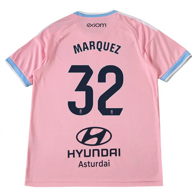 Danxen Mann Gerard Marquez #32 Kornblomstblå Rosa Bortetrøye Drakt Trøye 2026/27 Skjorter T-Skjorte