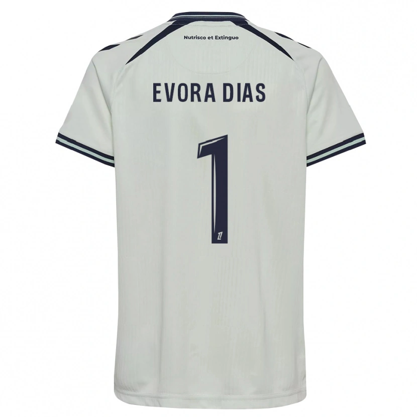 Danxen Mann Enzo Evora Dias #1 Midnattblå Hvit Bortetrøye Drakt Trøye 2026/27 Skjorter T-Skjorte