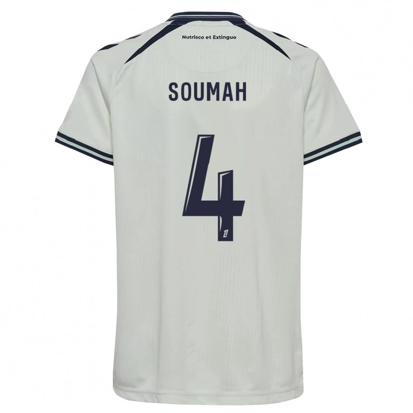 Danxen Mann Mohamed Soumah #4 Midnattblå Hvit Bortetrøye Drakt Trøye 2026/27 Skjorter T-Skjorte