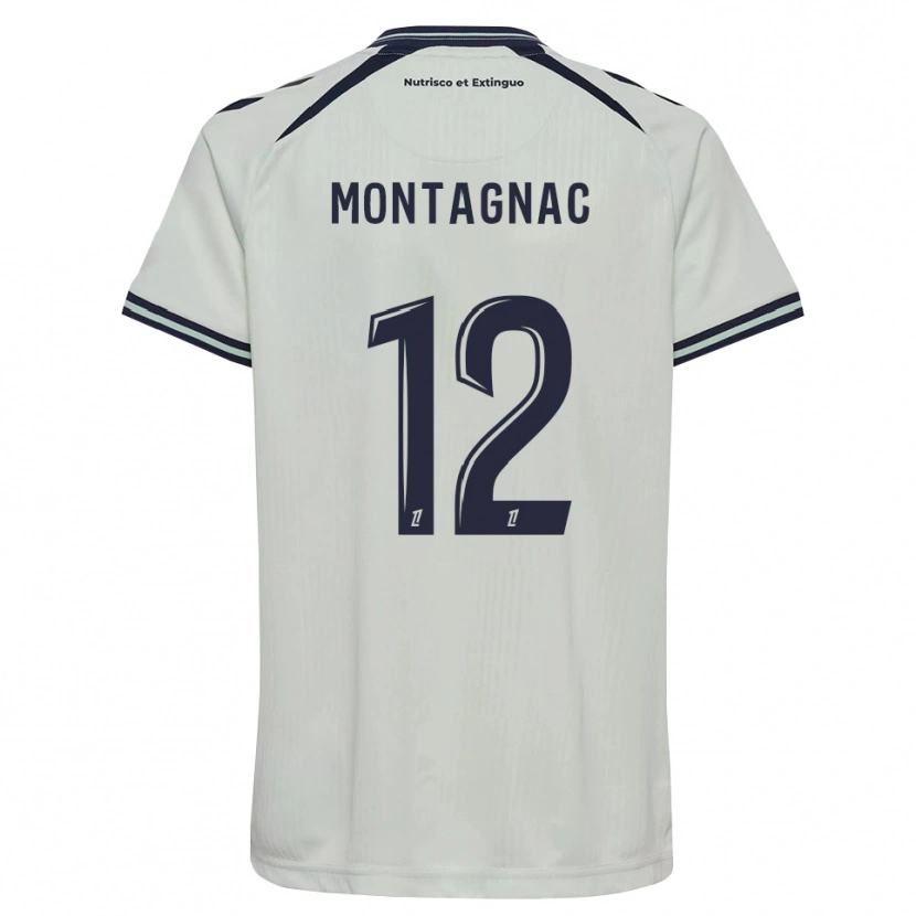 Danxen Mann Alexandre Montagnac #12 Midnattblå Hvit Bortetrøye Drakt Trøye 2026/27 Skjorter T-Skjorte