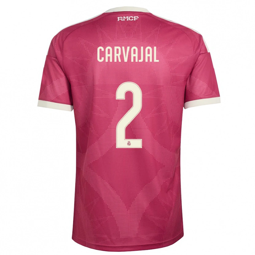 Danxen Mann Daniel Carvajal #2 Blek Fiolettrød Hvit Tredje Sett Drakt Trøye 2026/27 Skjorter T-Skjorte