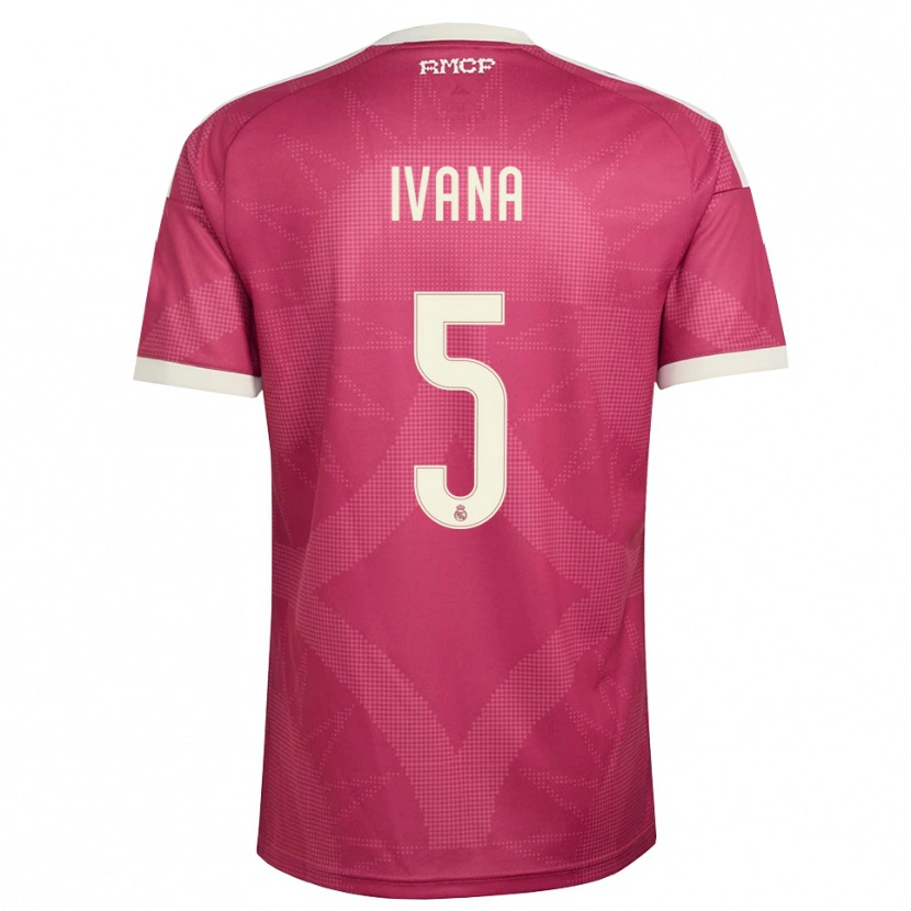 Danxen Mann Ivana Andres #5 Blek Fiolettrød Hvit Tredje Sett Drakt Trøye 2026/27 Skjorter T-Skjorte
