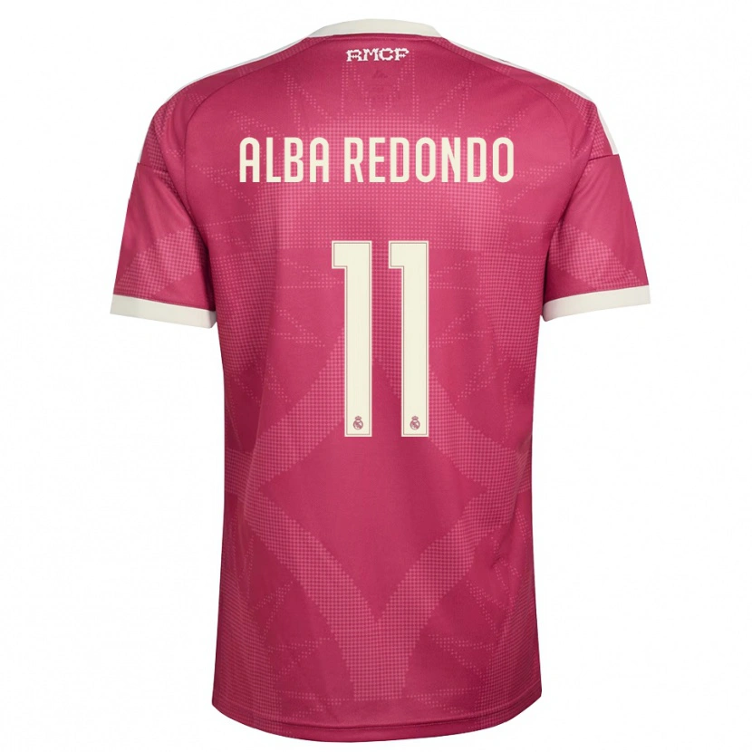 Danxen Mann Alba Redondo #11 Blek Fiolettrød Hvit Tredje Sett Drakt Trøye 2026/27 Skjorter T-Skjorte